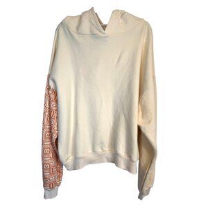 2/$25 NWOT Solely Oversized Small/Medium Hoodie Sweatshirt Cream